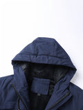 kkboxly  Men's Casual Hooded Windbreaker Jacket For Outdoor Activities