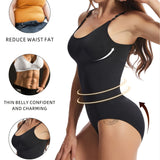 Shapewear Bodysuit For Women, Boat Neck Slim Fit Bodysuits With Crotch Buckle, Sling Underwear One-Piece Shaping Clothes