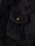 kkboxly  Men's Trendy Polar Fleece Fluffy Coat Warm Jacket Long Coat Outwear Black For Men Winter Autumn Hiphop Style Streetwear