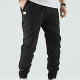 kkboxly  Classic Design Multi Flap Pockets Cargo Pants, Men's Casual Drawstring Cargo Pants Hip Hop Joggers For Fall Summer Outdoor