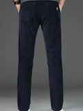 kkboxly  Men's Casual Corduroy Slim Fit Trousers For Fall Winter