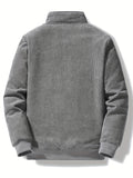 Men's Warm Fleece Corduroy Jacket For Fall Winter