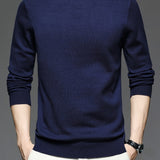 kkboxly  Men's Round Neck Pullover Knit Sweater Best Sellers