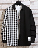 kkboxly  Men's Loose Long-sleeved Casual Shirt Jacket For Autumn And Winter