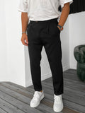 kkboxly kkboxly  Men's Elegant Slacks, Semi-formal Stretch Dress Pants For Business Banquet
