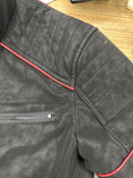 kkboxly  Men's PU Leather Jacket, Casual Stand Collar Biker Jacket With Zipper Pockets