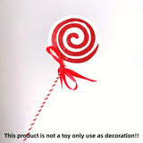 kkboxly 5pcs Christmas Simulation Candy Lollipop Christmas Tree Ornament