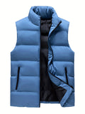 Men's Thermal Vest Sleeveless Jacket Trendy And Warm For Winter Autumn