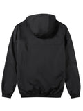 kkboxly  Camouflage Pattern Hooded Jackets By Activity, Men's Casual Loose Fit Breathable Zip Up Jackets For Spring Fall