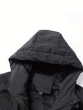 kkboxly  Men's Casual Hooded Windbreaker Jacket For Outdoor Activities
