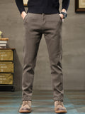 kkboxly kkboxly  Men's Semi-formal Skinny Pants For Fall Winter Business