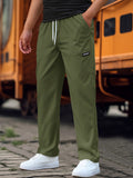 kkboxly  Men's Casual Thin Trousers For Spring Summer Leisure Activities
