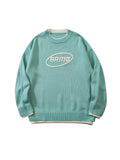 kkboxly  All Match Knitted Vintage Preppy Fake Two Piece Sweater, Men's Casual Warm Slightly Stretch Crew Neck Pullover Sweater For Fall Winter