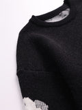 kkboxly  All Match Knitted Sweater, Men's Casual Warm High Stretch Crew Neck Pullover Sweater For Men Fall Winter