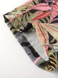 kkboxly  New Man's Hawaiian Vintage Printed Button Down Short Sleeve Shirts Best Sellers