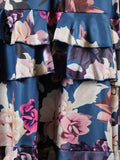 kkboxly  Floral Print Two-piece Skirt Set, Crop Tank Top & Layered Skirt Outfits, Women's Clothing