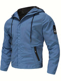 kkboxly Men's Hooded Jackets By Activity, Casual Zipper Pocket Jacket Coat For New Generation