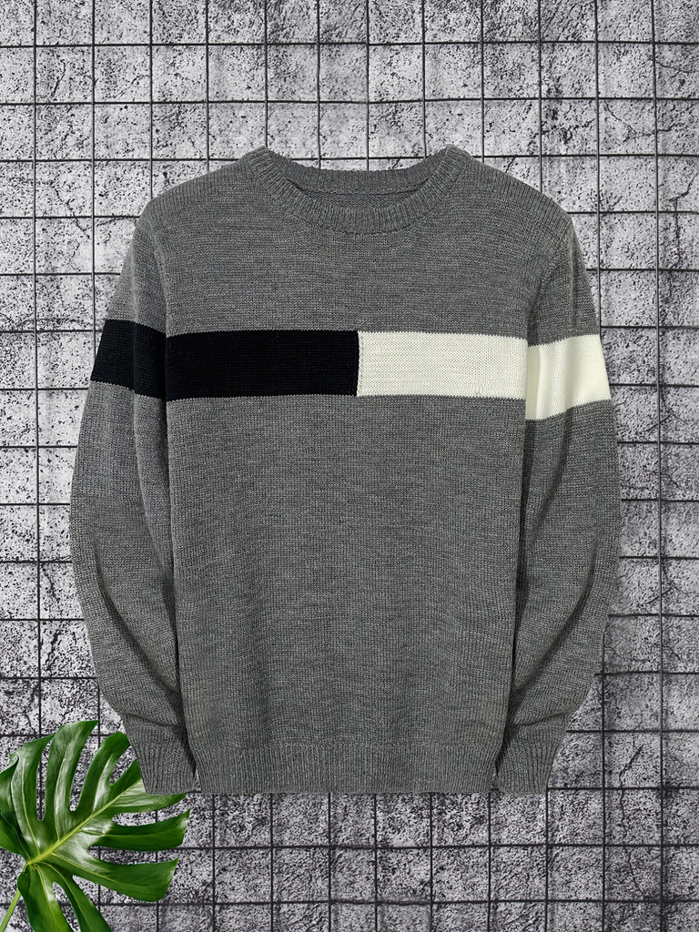 kkboxly  Men's Casual Pullover Knit Soft Sweater (Shirt Not Included)