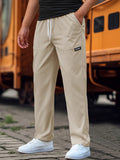 Men's Casual Thin Trousers For Spring Summer Leisure Activities