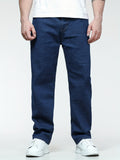 Plus Size Men's Stretch Jeans, Casual Loose Straight Jeans For Big And Tall Guys, Best Sellers Gifts