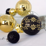 kkboxly 44pcs Vibrant Christmas Tree Ball Ornaments - Colorful Hanging Decoration for Home, Room, Window, and Party - 8 Styles to Choose From, Pendant Decor, Scene Decor, Holiday Gift Idea