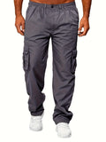 kkboxly  Mens Cargo Work Trousers Casual Thin Style Relaxed Fit Stretch Combat Tracksuit