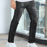 kkboxly Men's Casual Medium Stretch Jeans, Classic Design Denim Pants