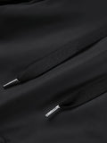 kkboxly  Men's Padded Hooded Jacket, Men Casual Padded Bomber Jacket Flight Coat Windbreaker For Men Winter