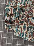 kkboxly  Allover Print Stylish Jacket For Fall Winter School