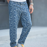Men's Jacquard Jeans
