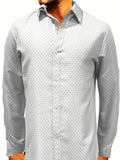 kkboxly  Men's Allover Print Button Up Shirt