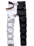 kkboxly  Men's Slim Straight Fit Jeans Casual Washed Stretch Denim Jeans Best Sellers