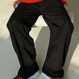 kkboxly kkboxly  Solid Casual Men's Long Pants With Pockets For All Seasons Outdoor