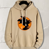 kkboxly  Cool Anime Boy Print Hoodie - Men's Casual Pullover Hooded Sweatshirt for Spring/Fall - Perfect Gift Idea