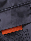 kkboxly  Trendy Robot & Letter Print Jacket For Men, Windproof & Waterproof Zipper Functional Coats For Spring Fall And Winter, Outdoor Men's Wearing