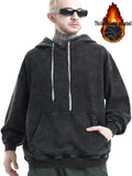 kkboxly  Plus Size Men's Skull & Star Print Hooded Jacket Fashion Casual Hoodies, Men's Clothing