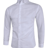 kkboxly  Thin Material, Two Sizes Smaller, Business Button Up Shirt Solid Color Men's Long Sleeve Shirt Best Sellers