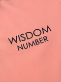 kkboxly  Stripe Pattern Collar & Letter WISDOM NUMBER Print Men's Casual Button Up Short Sleeve Polo Shirt, Men's Polo For Summer