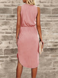 kkboxly  V Neck Tank Sundress, Casual Dress For Summer & Spring, Women's Clothing