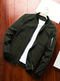 kkboxly Autumn New Casual Men's Jacket Men's Baseball Jacket Coat
