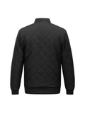 kkboxly Men's Warm Quilted Jacket For Fall Winter