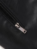 kkboxly  Men's Casual Pu Leather Jacket, Chic Stand Collar Biker Jacket