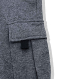 kkboxly  Men's Cargo Sweatpants Open Bottom Straight Leg Casual Fit Baggy Jogger Pants With Pockets Fleece Cargo Sweatpants