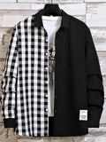 kkboxly  Men's Loose Long-sleeved Casual Shirt Jacket For Autumn And Winter