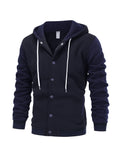 kkboxly  Hoodie Baseball Jacket, Hooded Varsity Baseball Jacket Letterman Jacket, Men’s Coat For Spring Fall