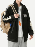 kkboxly  Men's Lightweight Jackets By Activity, Casual Street Style Stand Collar Jacket