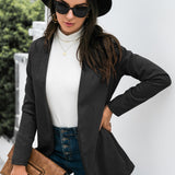kkboxly  Womens Casual Blazers Open Front Long Sleeve Work Office Jackets Blazer