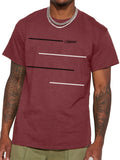 kkboxly  'Legend' Round Neck Graphic T-shirts, Causal Tees, Short Sleeves Comfortable Tops, Men's Summer Clothing