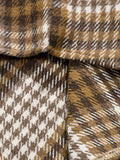 kkboxly  Classic Plaid Jackets For Men Dual Chest Pockets Button Up Lapel Stylish Coat Jackets For Men