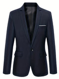 kkboxly  Men's Spring And Autumn Summer Business Casual Suit Coat Professional Suit Formal Top Best Man Suit Slim Handsome Men's Wear